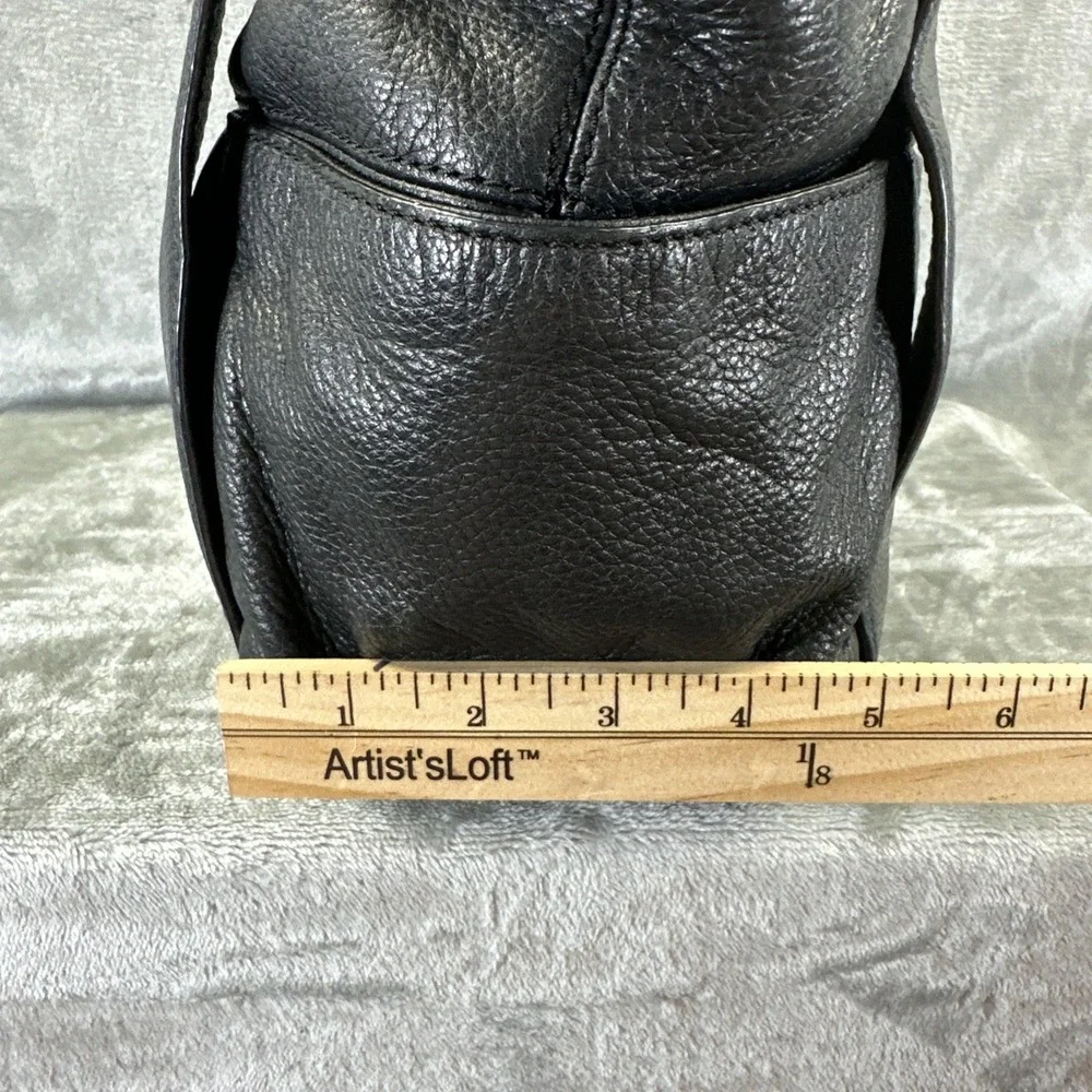 Michael Kors Shoulder Bag Purse Black Leather
